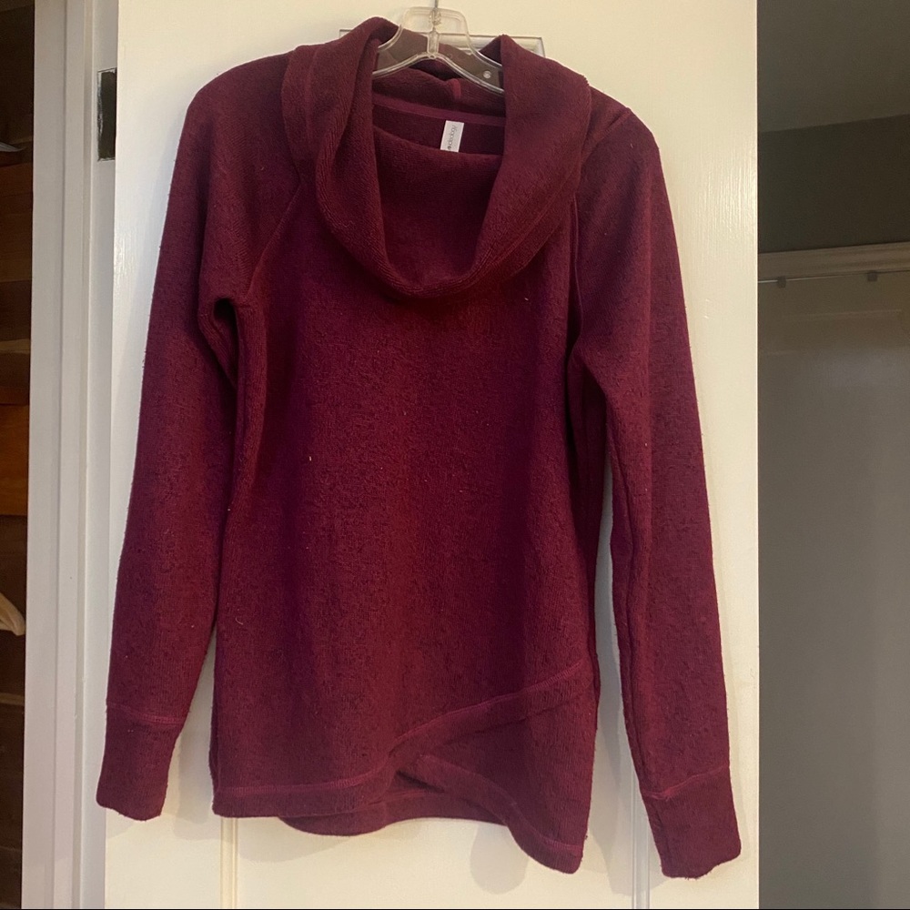 Ideology cow neck sweater
